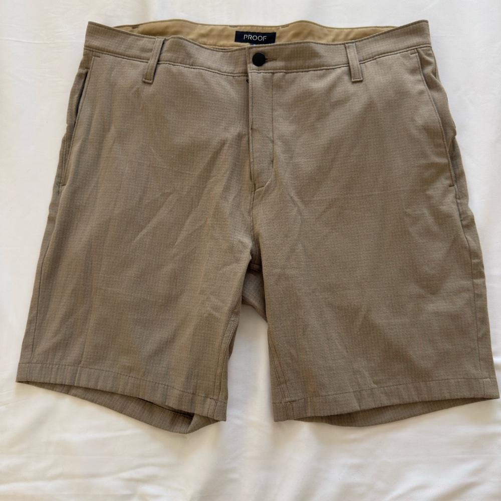 Proof Men's Shorts - Size 36 - Tan - Huckberry